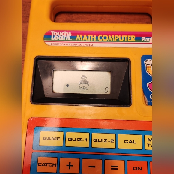 Playtime Touch & Learn Math Computer 1987 Vintage - Picture 9 of 10